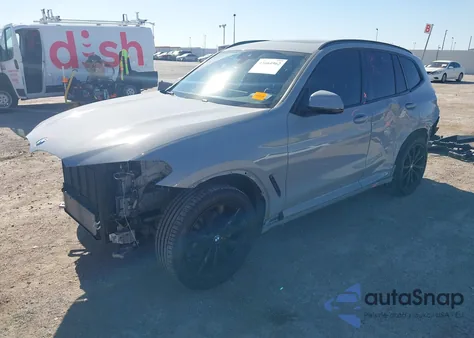 2022 BMW X3 Sdrive30I из США, поврежденный, VIN 5UX43DP0XN9L09255